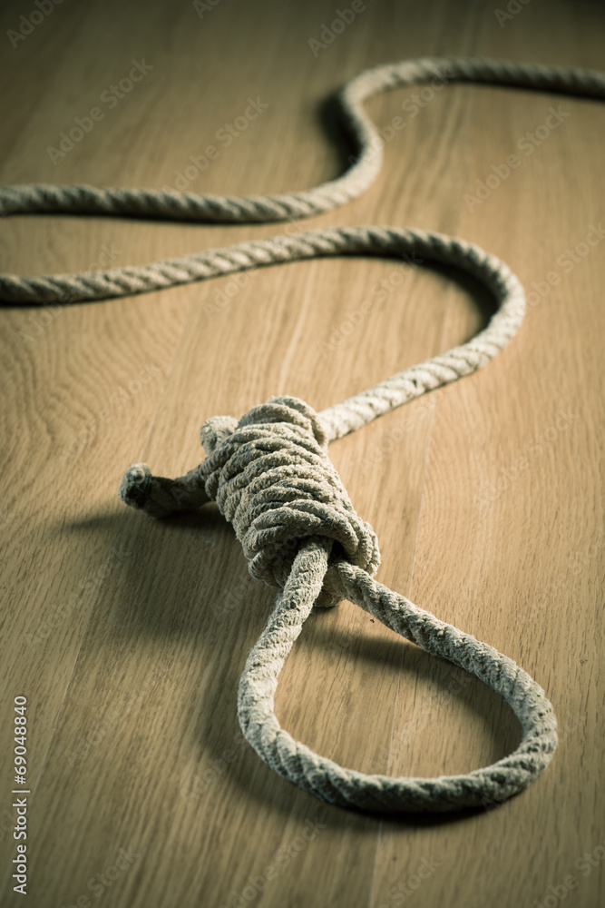 Obraz premium Noose on the floor