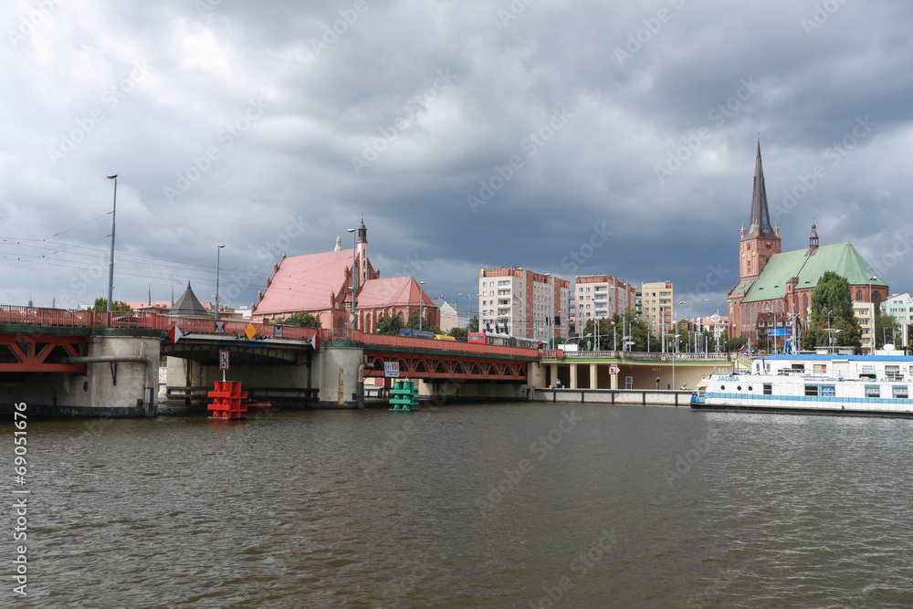 Fototapeta premium Szczecin - Panorama miasta