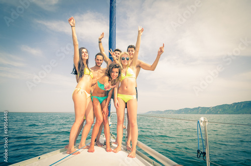 party on the boat photo