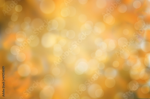 leaf fall abstract background with sun beams and flares