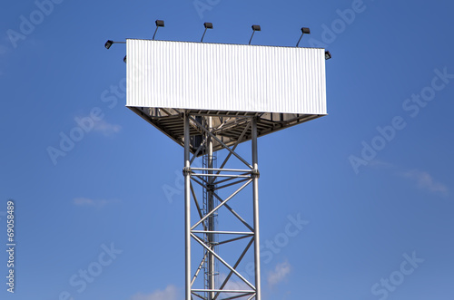 Empty billboard
