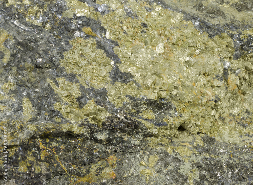 Rich sample of polymetallic copper-lead-zinc ore Rich sample of polymetallic copper-lead-zinc ore