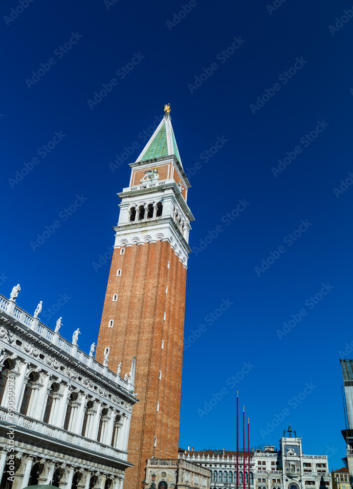 Italien, Venedig. Markusplatz und Campanile