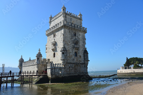 Torre de Belem  Turm von Belem  Tejom  ndung  Portugal