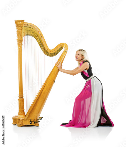 Fotografija Woman with harp