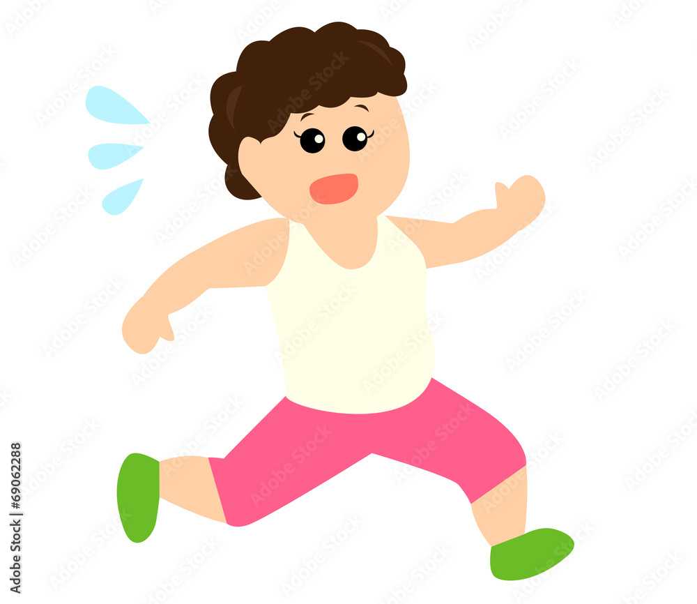 A middle aged woman running, exercise, diet image A middle aged woman running, exercise, diet image
