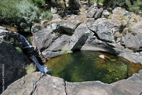 Charco del río Arbillas, Poyales del Hoyo, Ávila, España photo