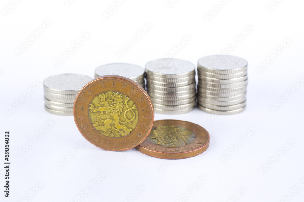 Currency of the Czech republic, czech crown coins Currency of the Czech republic, czech crown coins