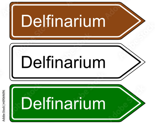 Wegweiser Delfinarium