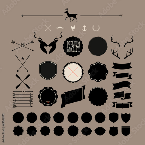 Collection badgets and labels