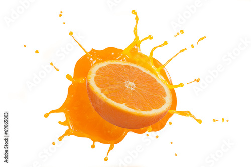 splash orange juice