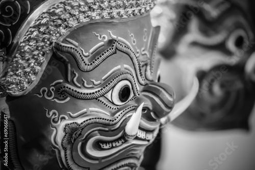 Hua Khon - Thai Traditional Mask