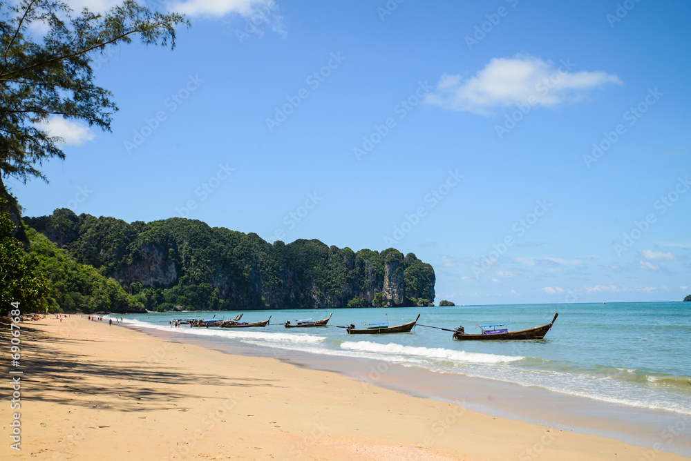 Fishing boat in the sea