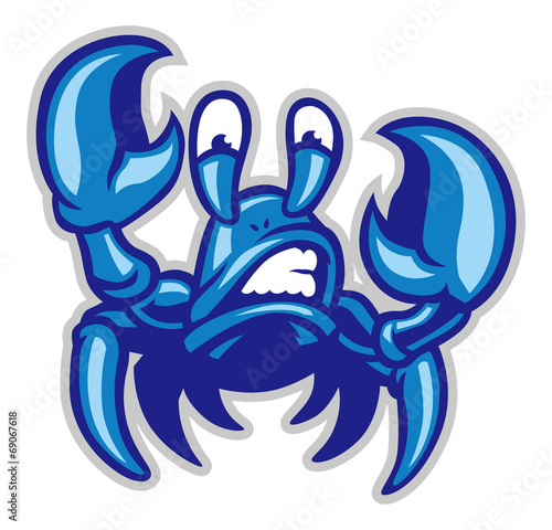 cartoon of crab mascot