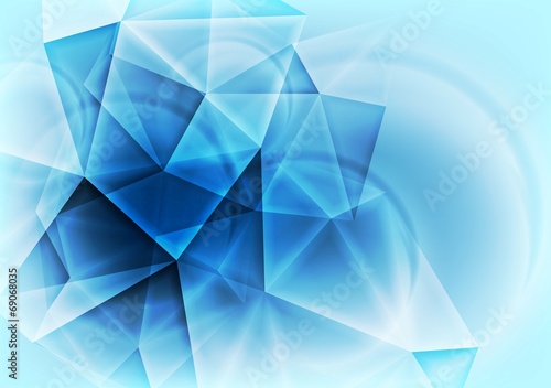 Hi-tech abstract blue design