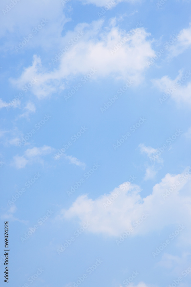 青空と白雲 青空と白雲