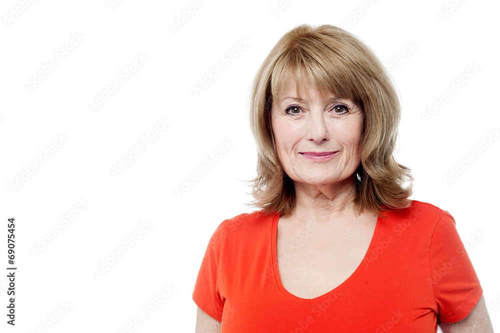 Beautiful senior woman posing Beautiful senior woman posing