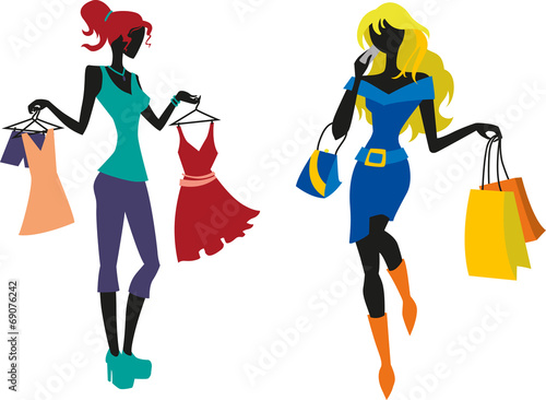 girl in shop