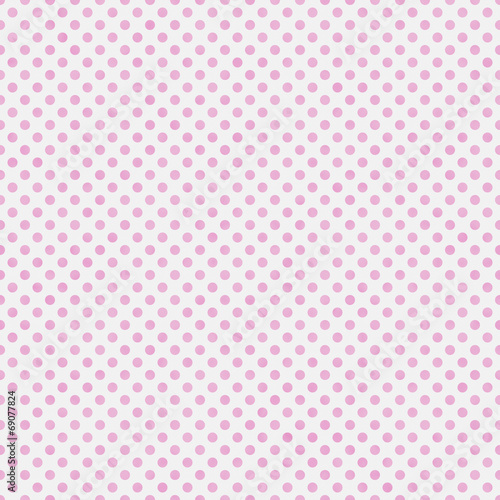 Light Pink and White Small Polka Dots Pattern Repeat Background