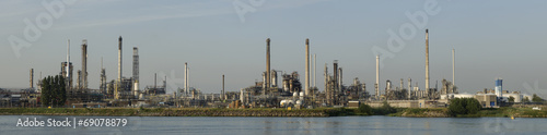 Petrochemical refinery in Botlek, Rotterdam
