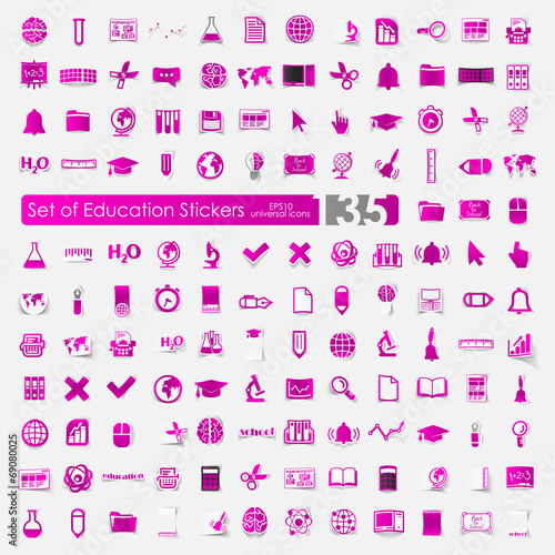 Set of education icons