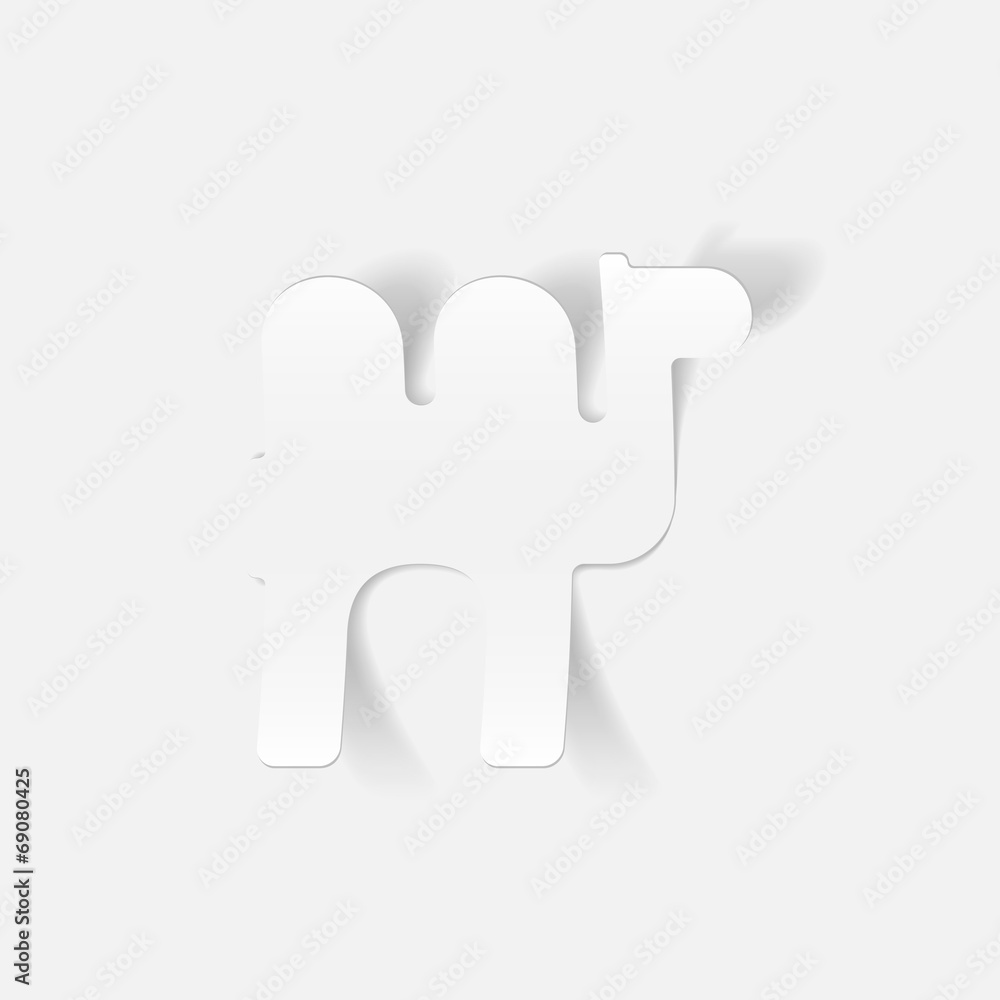 realistic design element: camel