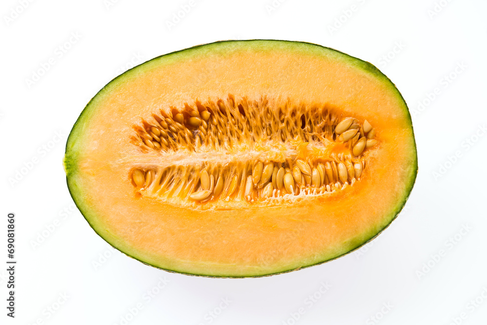 Melon isolated on white Melon isolated on white