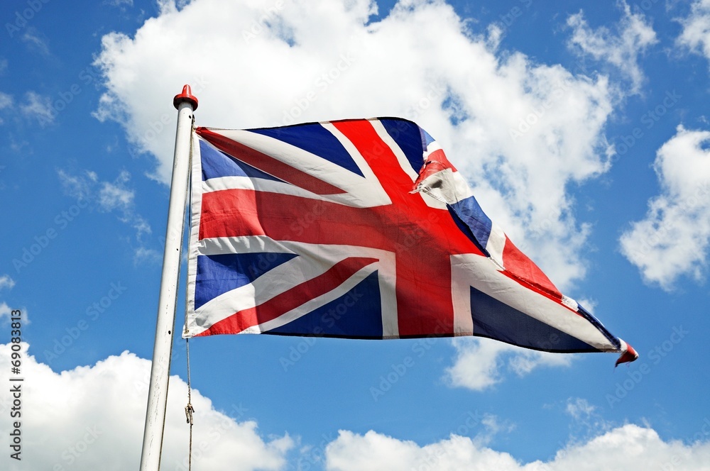 British Union Jack flag © Arena Photo UK