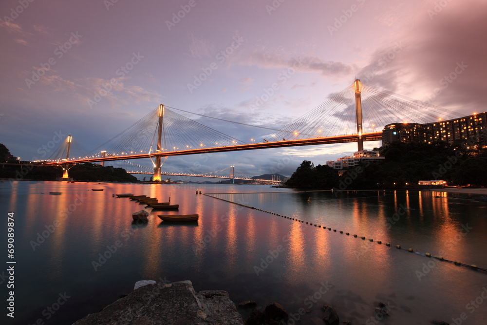 Fototapeta premium Beach Bridge