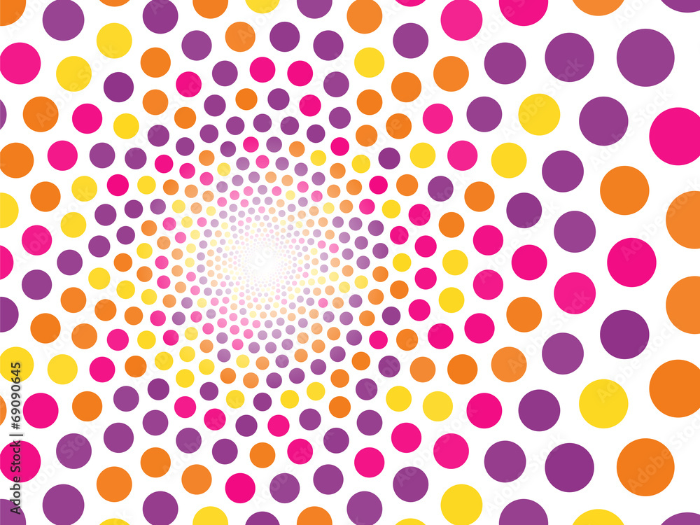 Abstract background of multicolored circles Abstract background of multicolored circles