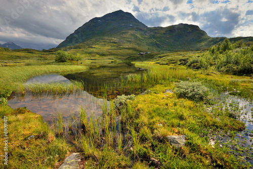 Piękny krajobraz Norweski photo