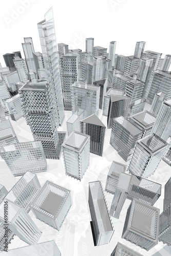 City architecture 3d model