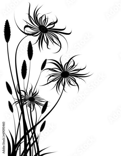 Abstract floral background