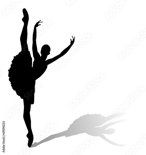silhouette di ballerina