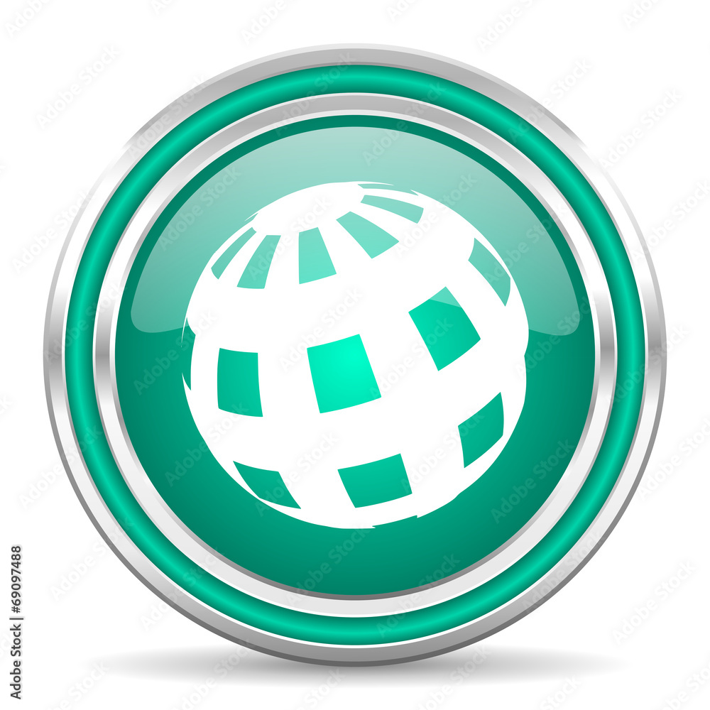 earth green glossy web icon earth green glossy web icon