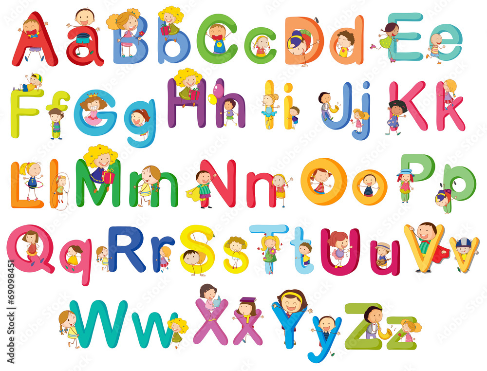 Letters of the alphabet Letters of the alphabet