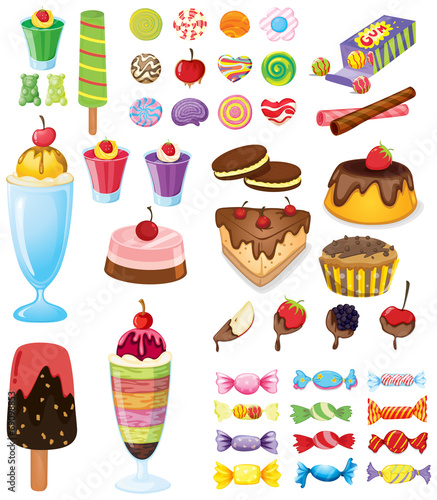 Different sweets