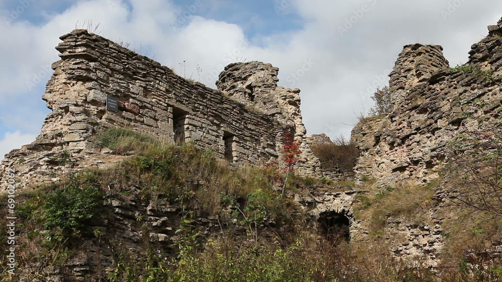 ancient destroyed fortress.Petersburg.Russia.Koporye ancient destroyed fortress.Petersburg.Russia.Koporye