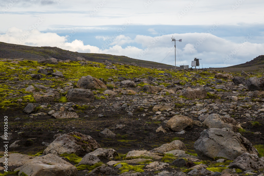 Fototapeta premium Panorama of Icelandic mountains