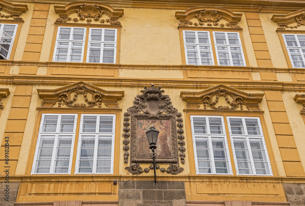Historic building on Lesser town square, Prague