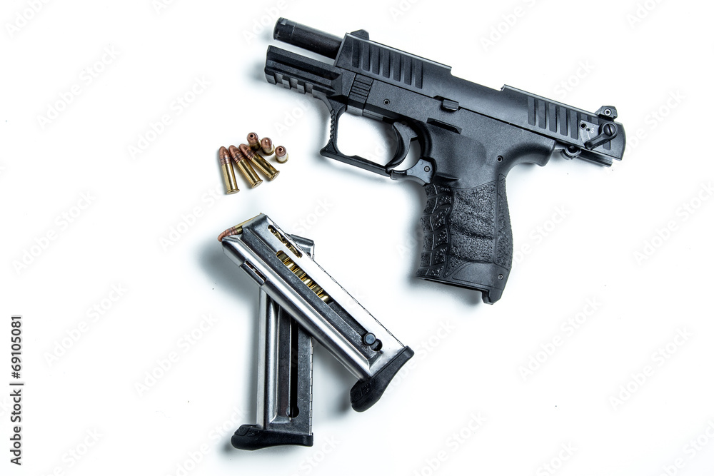 .22 caliber Handgun