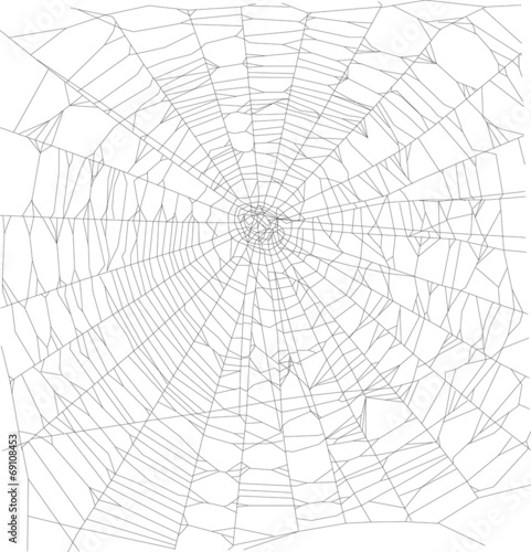 square black spider web illustration