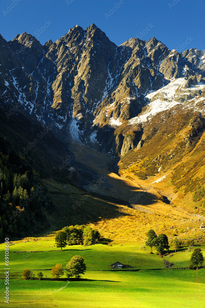 krajobraz górski, Szwajcaria, alpy Stock Photo | Adobe Stock