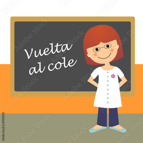 Profesora Vuelta al cole