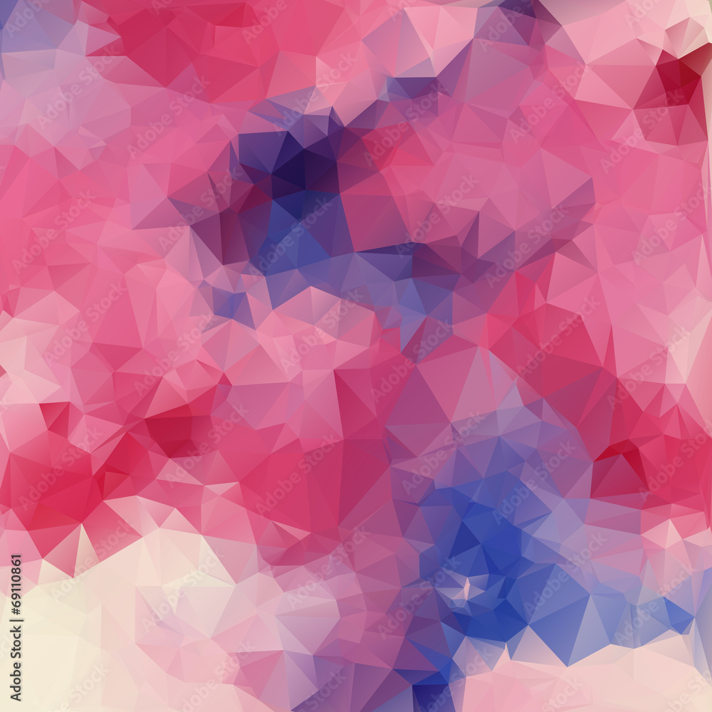Colorful Abstract Background With Triangles.