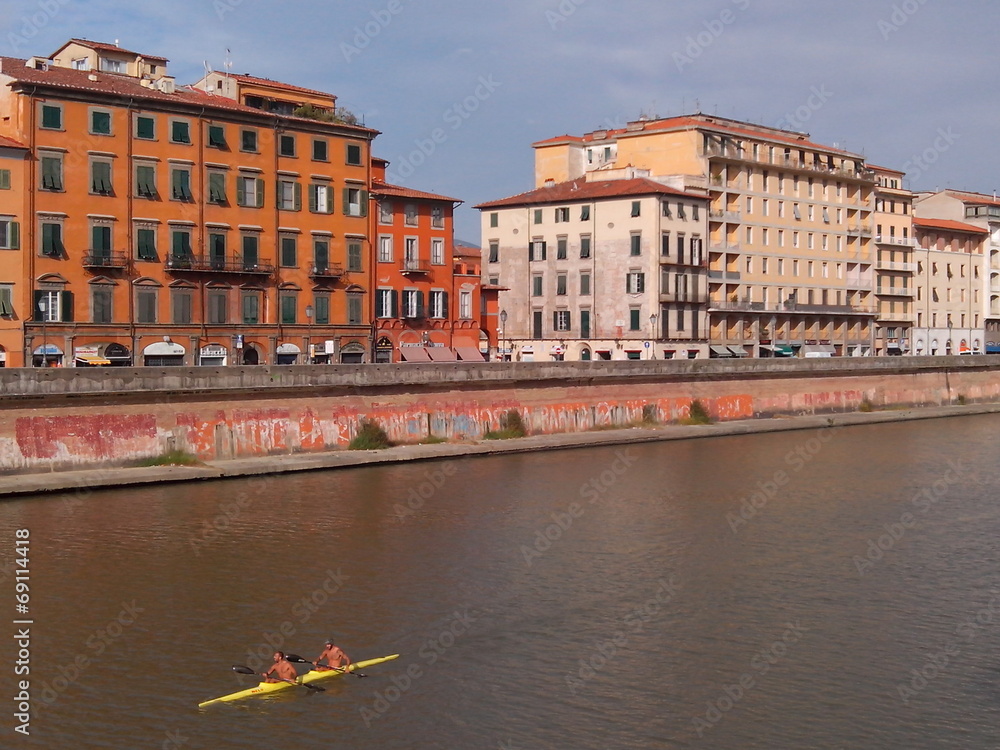 Obraz premium Canoa on the river