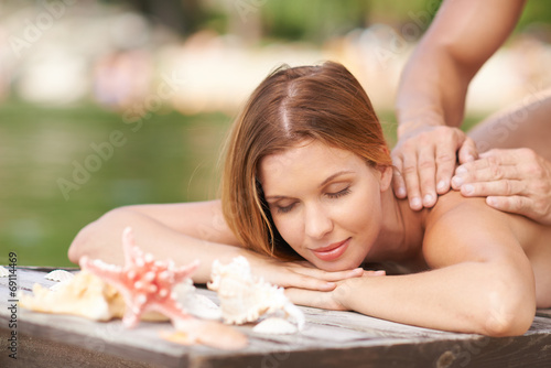 Massage on resort