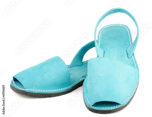 Turquoise Sandals photo