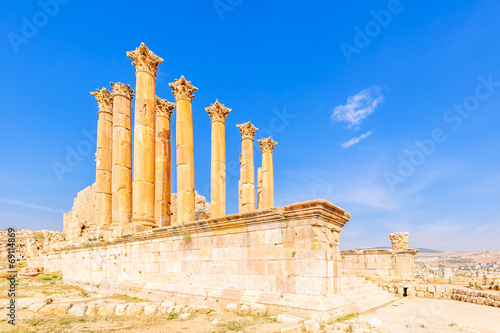 The Temple of Artemis is a Roman temple in modern Jerash, Jordan