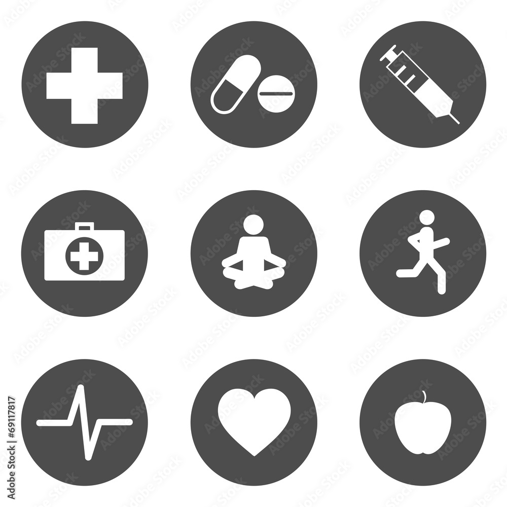 Icons Gesundheit Piktogramme Icons Gesundheit Piktogramme